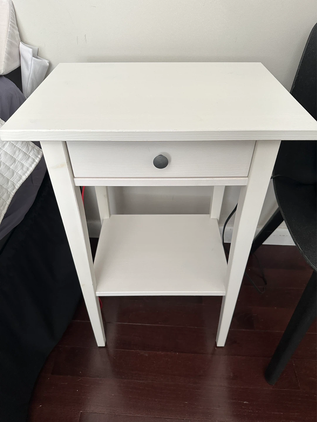 IKEA HEMNES Nightstand with Drawer and Shelf