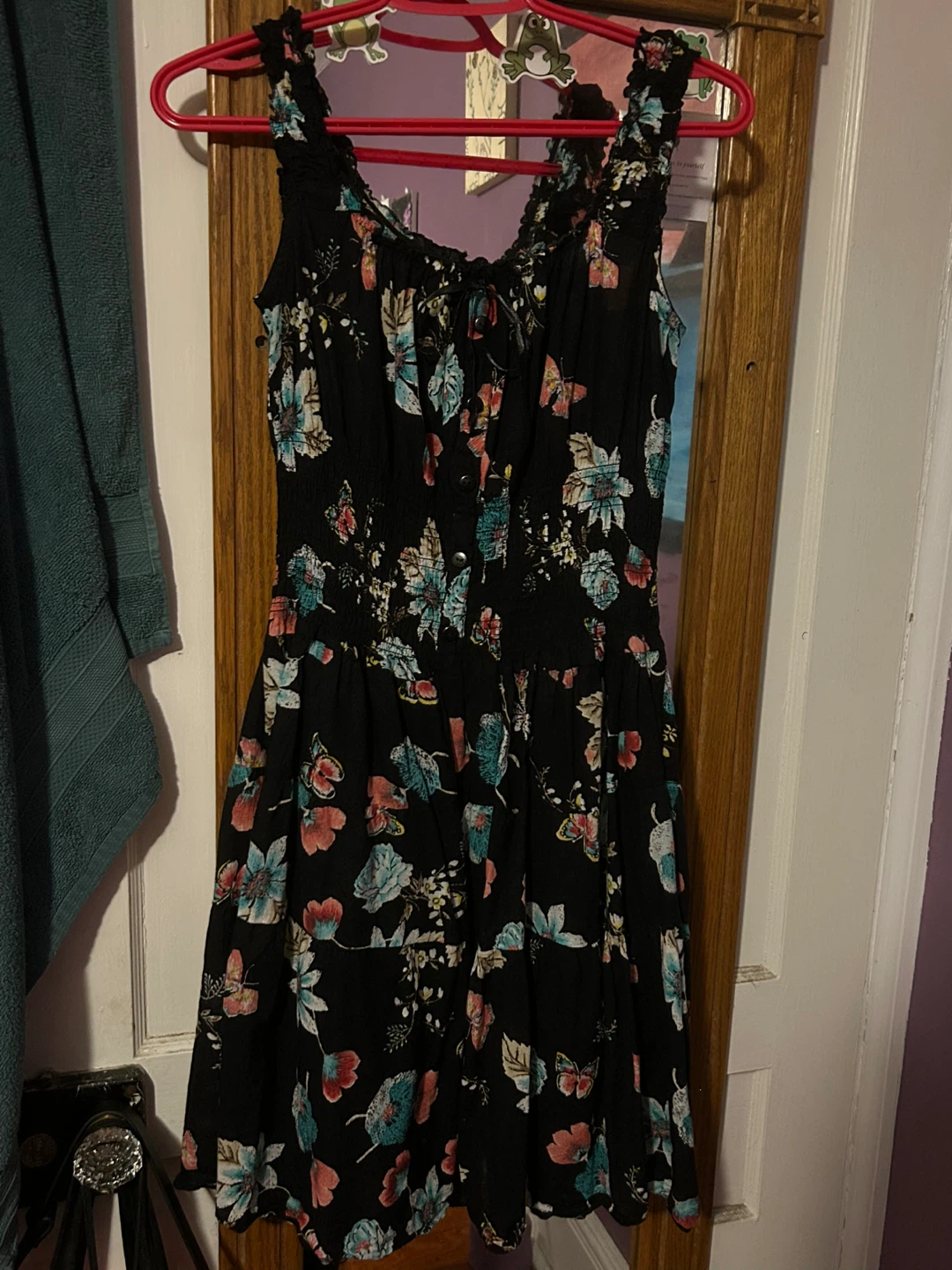 Black Floral Dress
