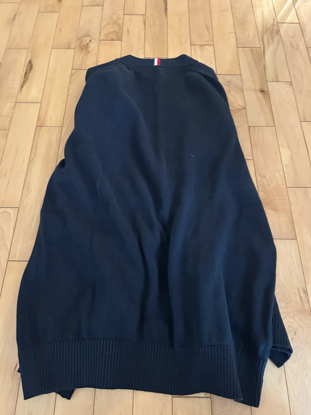 Tommy Hilfiger V-neck button Navy Cardigan - photo 2