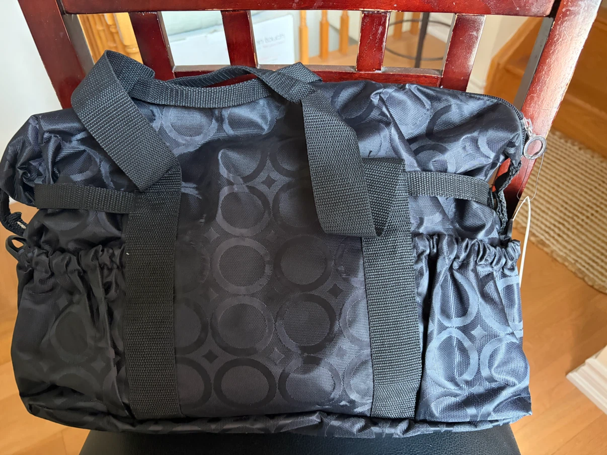 Black Diaper bag