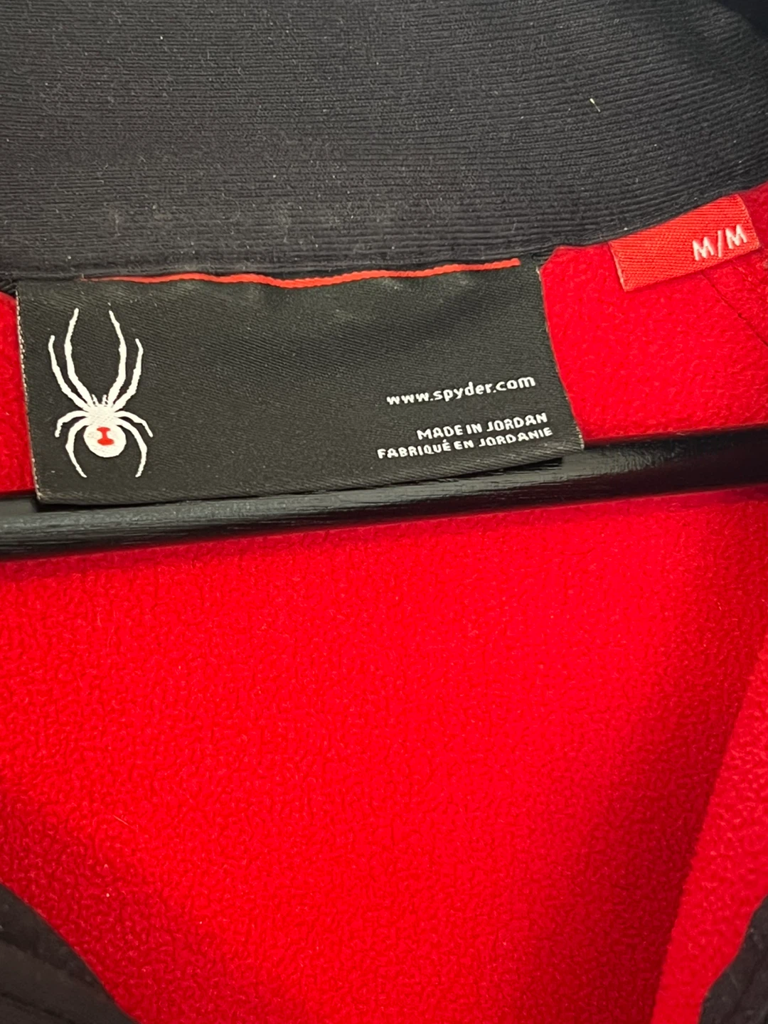 Spyder Red & Black 1/4 Zip Pullover Sweater - photo 3
