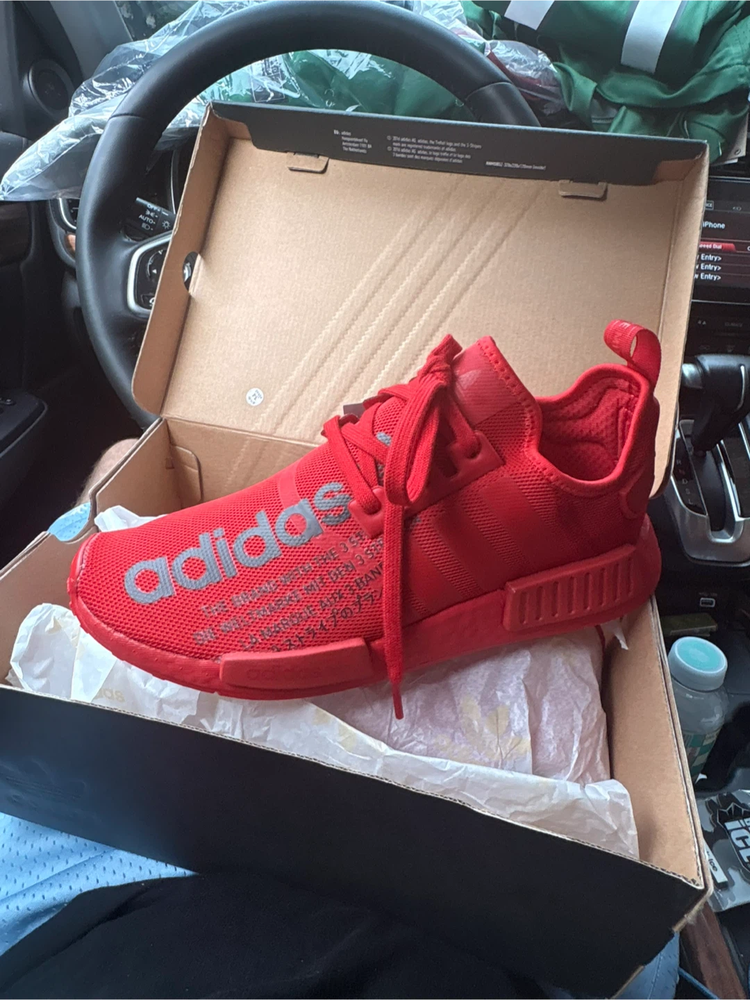 Red Adidas NMD Shoes