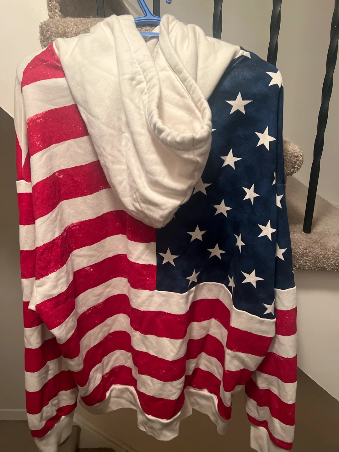 Vintage Balmain Paris x Gap American Flag Hoodie - photo 2
