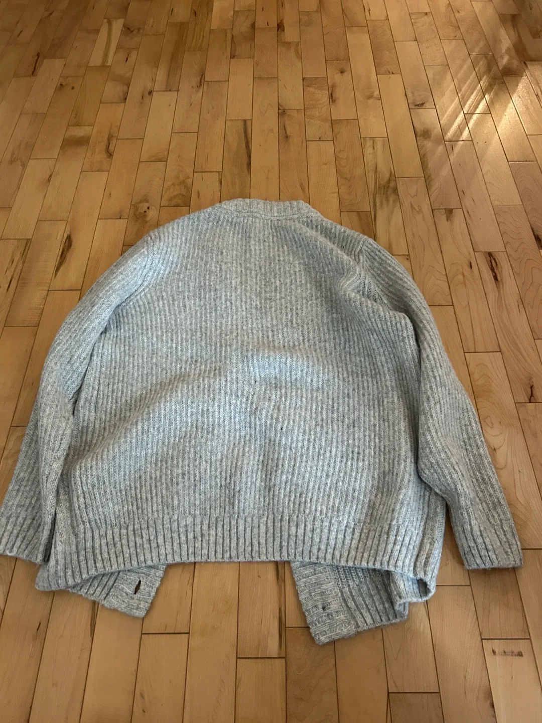 Light Grey Button-Up Cardigan - photo 2