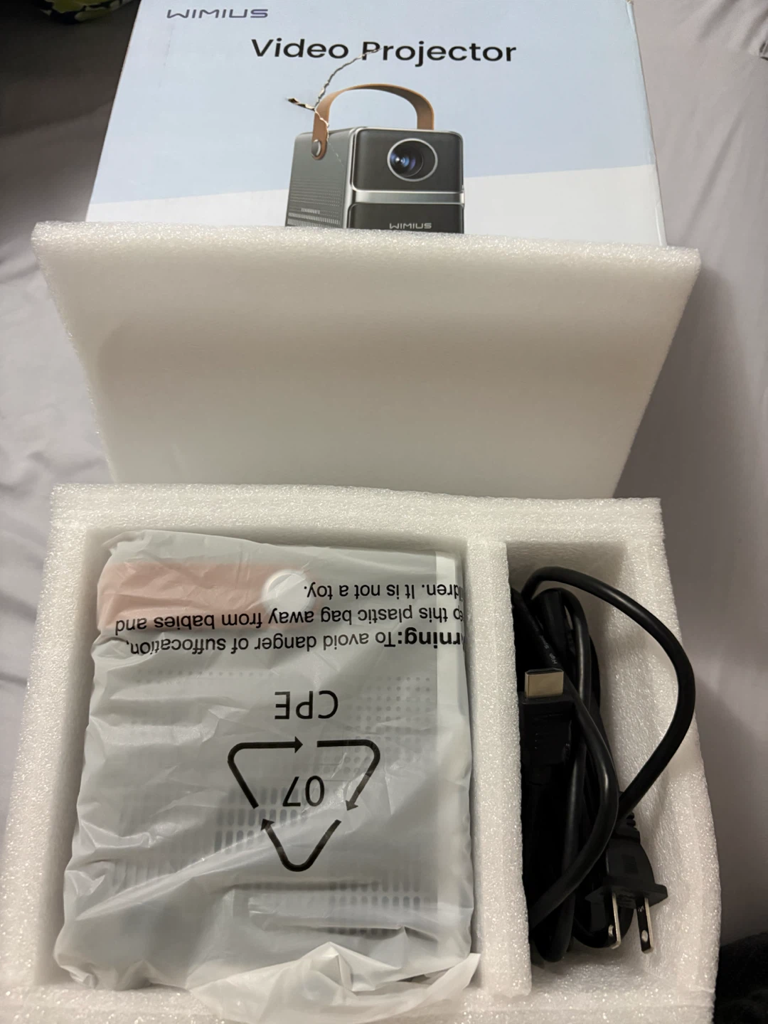 Brand New WIMIUS Video Projector Model: P61 - photo 3