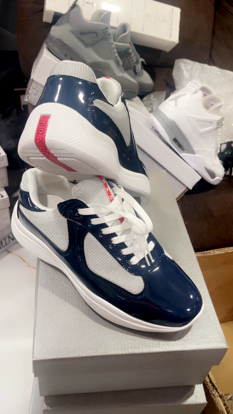 Prada Sneakers - Navy Blue/White - photo 5