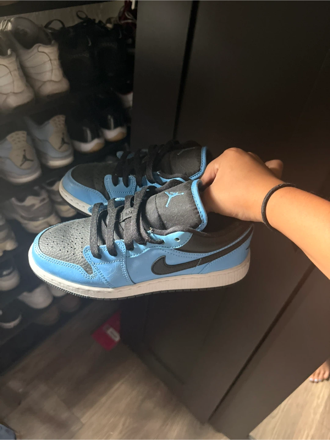 Air Jordan 1 Low SE University Blue Black White - photo 3