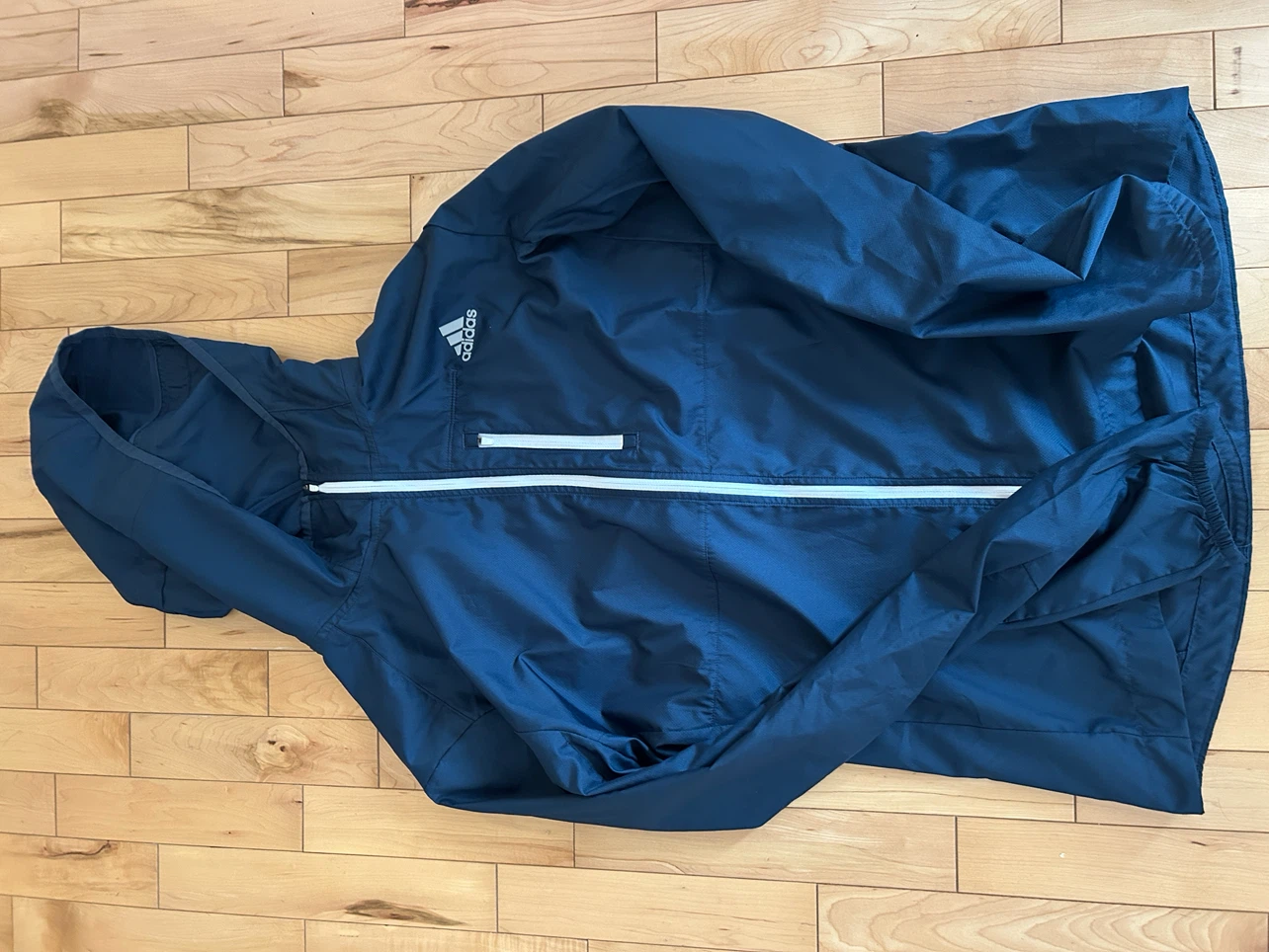 Adidas Navy Windbreaker Jacket