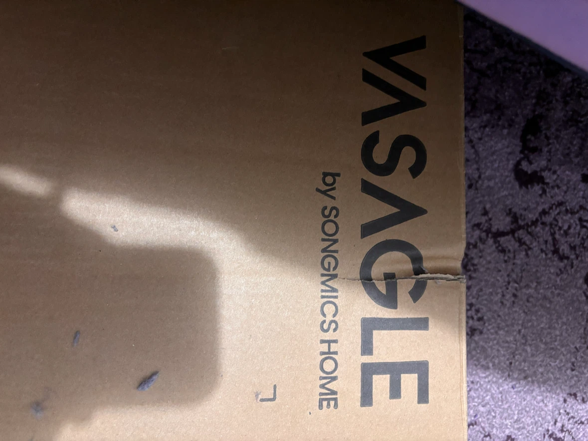 VASAGLE End Table with Charging Station - photo 3
