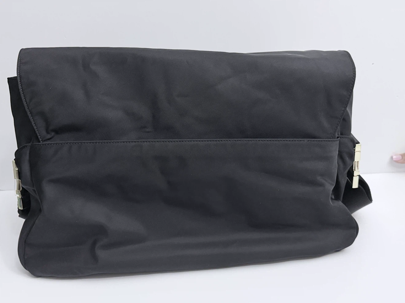 Tory Burch Black Nylon Diaper Messenger Bag - photo 4