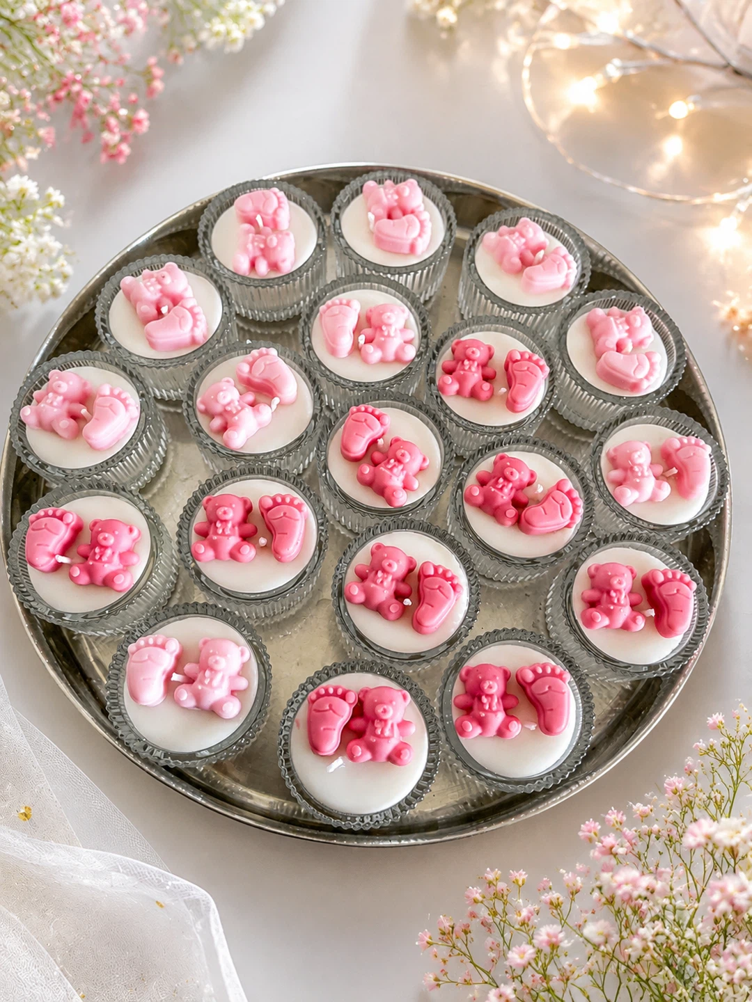Handmade Floral Scented Candles - photo 2