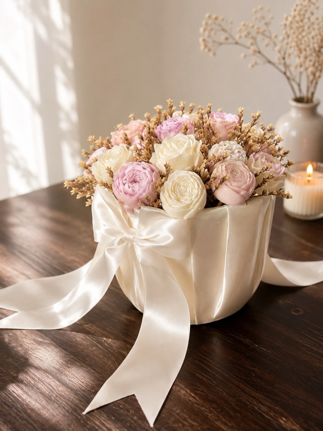 Handmade Floral Scented Candles - photo 5
