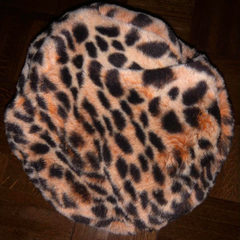 Leopard Print Faux Fur Hat