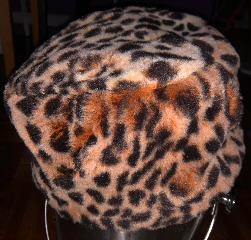 Leopard Print Faux Fur Hat - photo 2