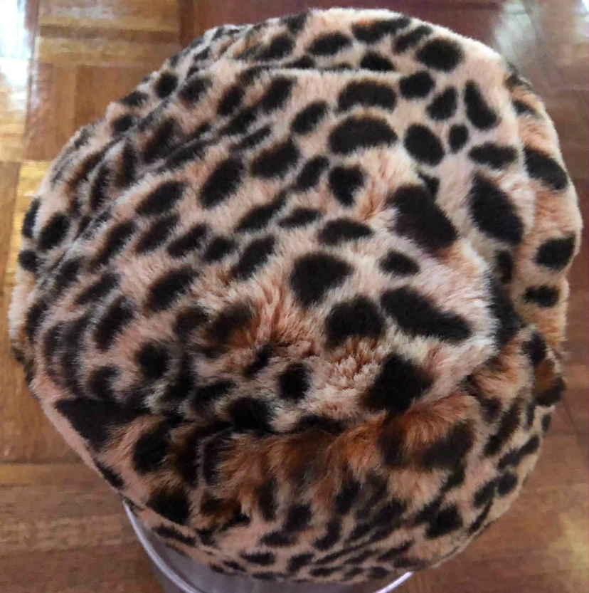 Leopard Print Faux Fur Hat - photo 3