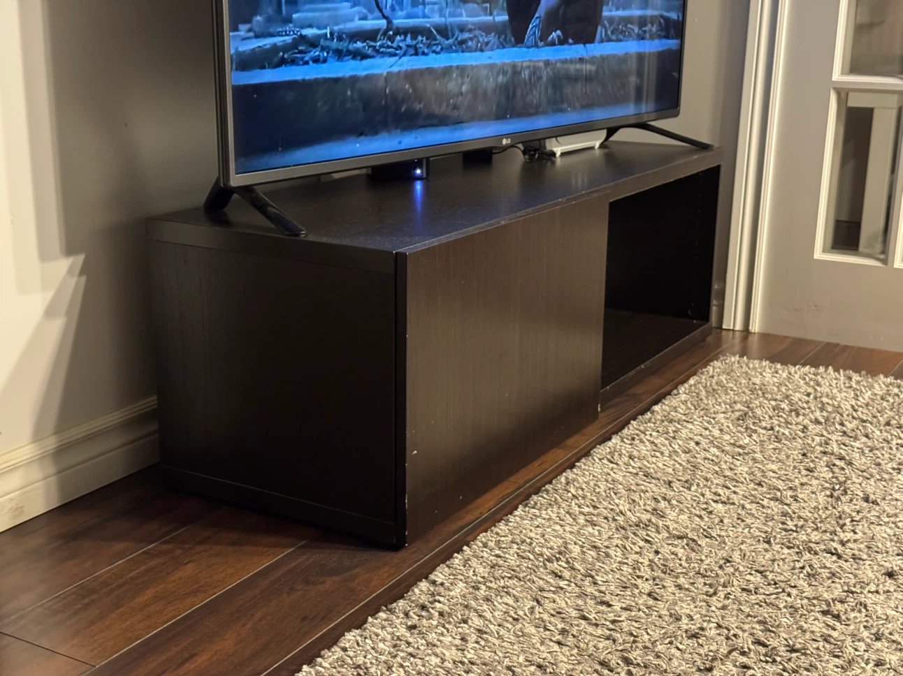 Black TV Stand Media Console