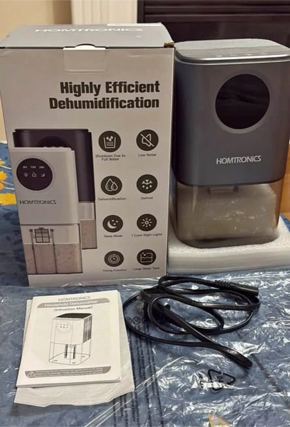 Brand New Homtronics Highly Efficient Dehumidifier
