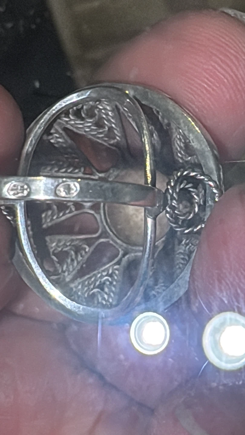 Vintage Russian 1976 Filigree Sterling Silver Ring - photo 4