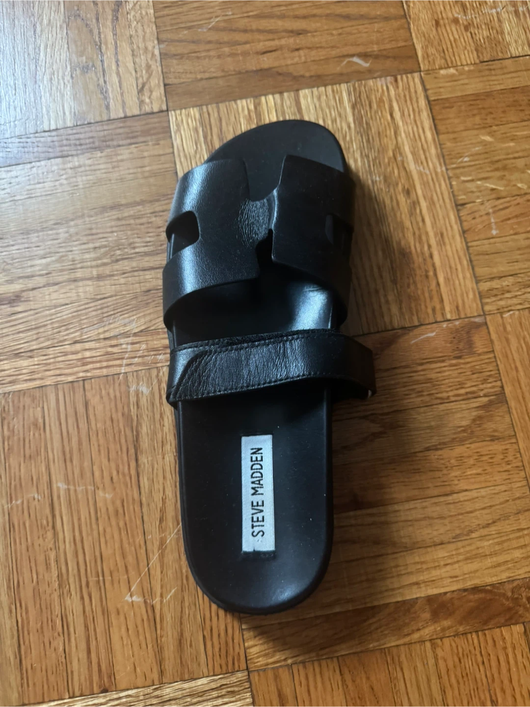 Steve Madden Black Slides - Size 8 - photo 2