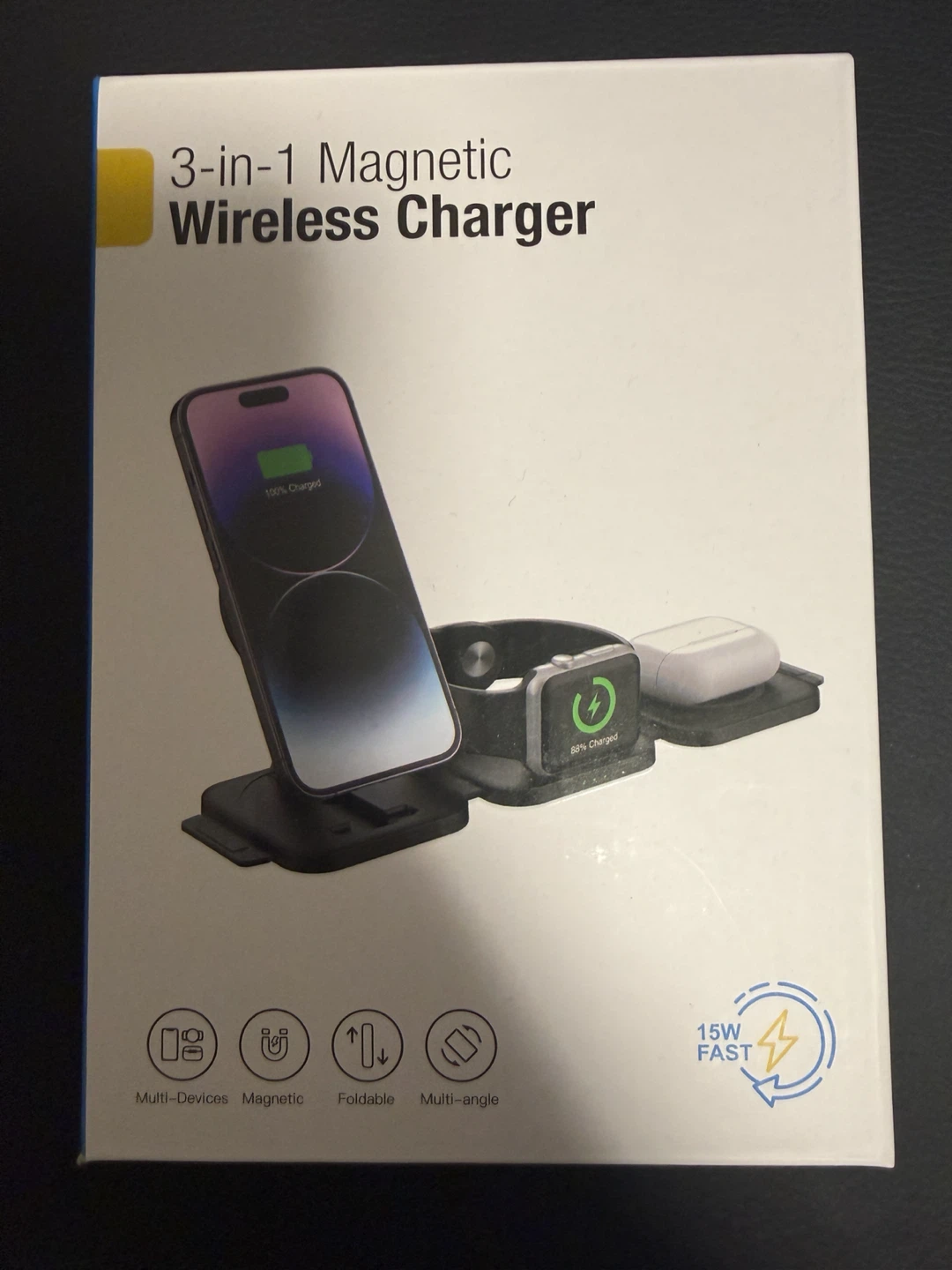 3-in-1 Magnetic Wireless Charger