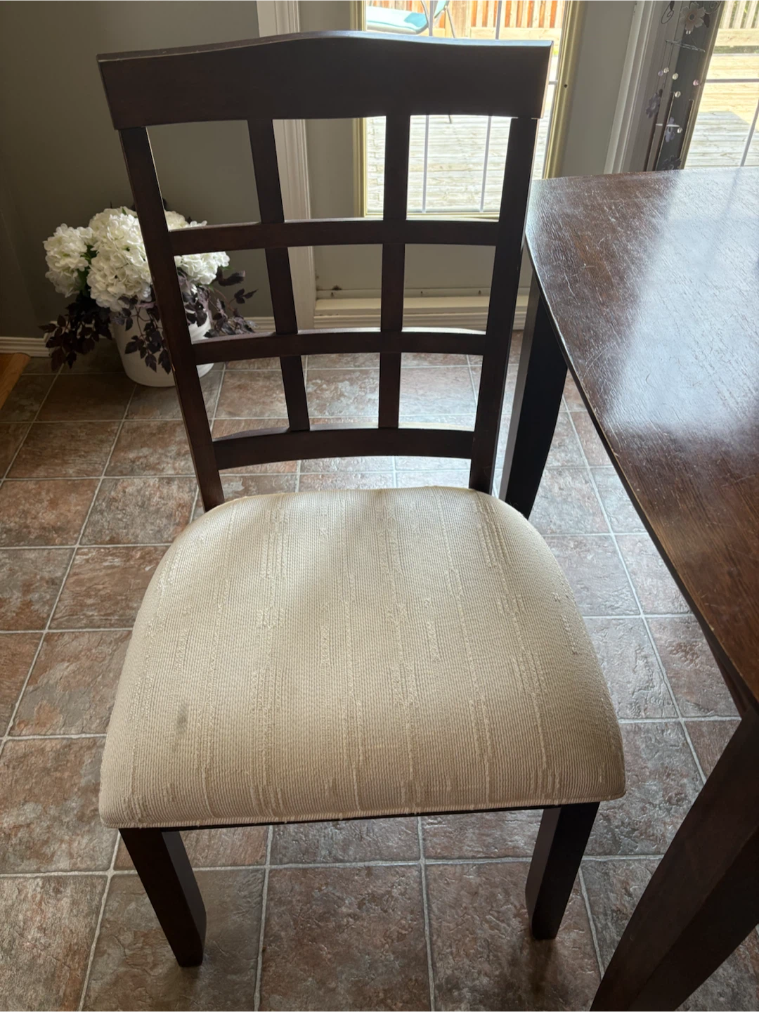 Wooden Dining Set with Hutch and Chairs - photo 5