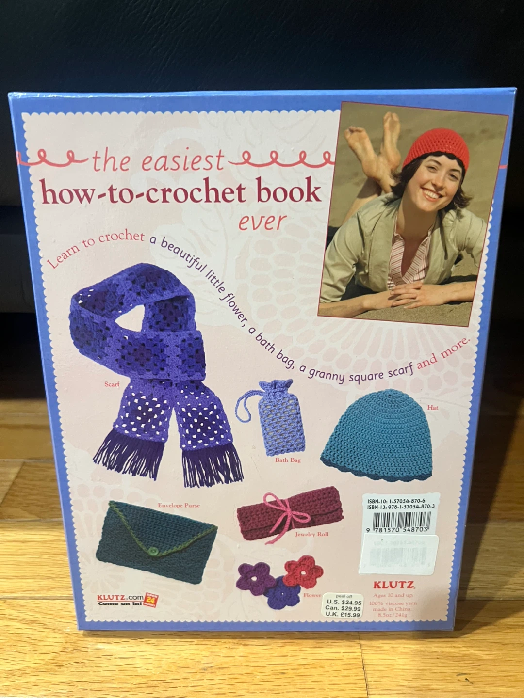 Klutz Learn to Crochet Book Kit brand new - for kids or adults - photo 2