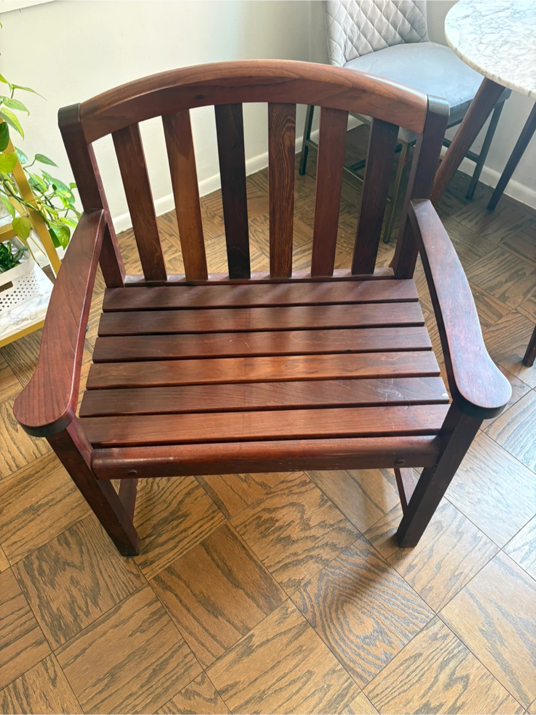 Classic Wooden Armchair