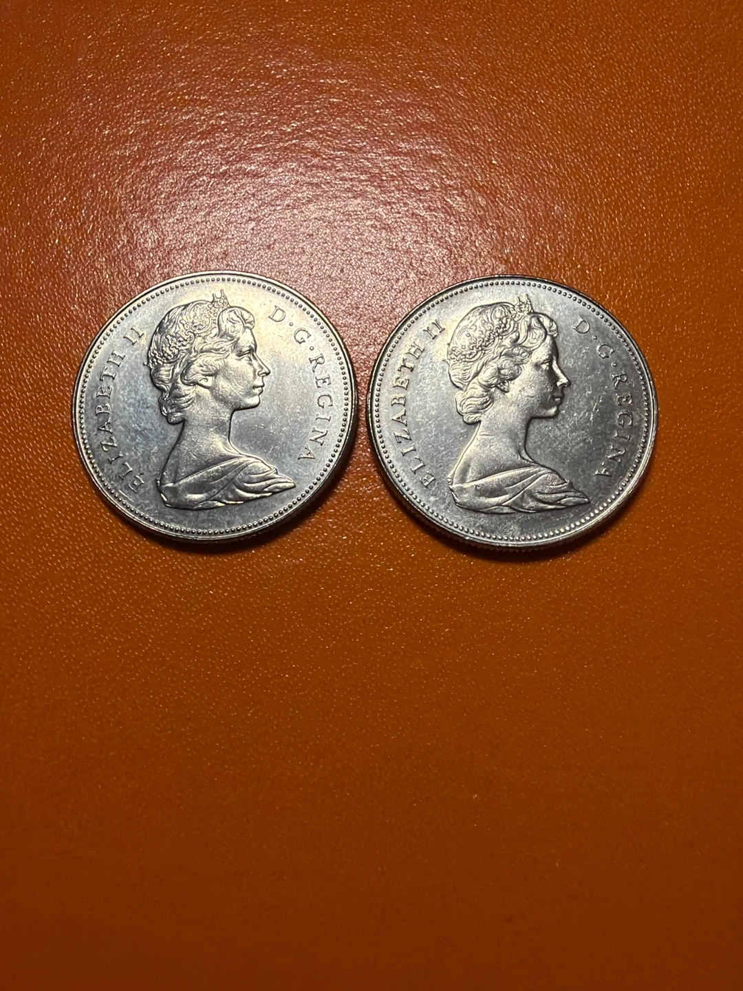 2 Canadian 50 Cent Coins - 1968 & 1969 - photo 2