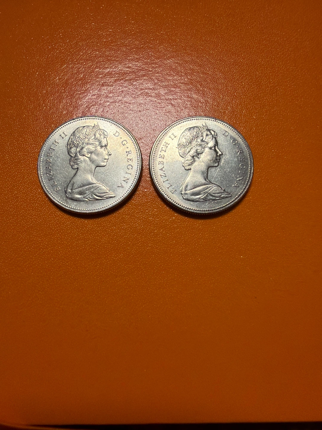 Two Canadian 50 Cent Coins - 1970 & 1971 - photo 2