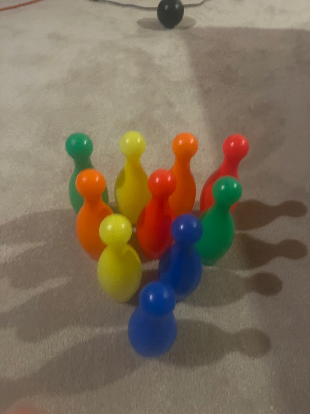 Plastic Bowling Pin and Ball Set - photo 3