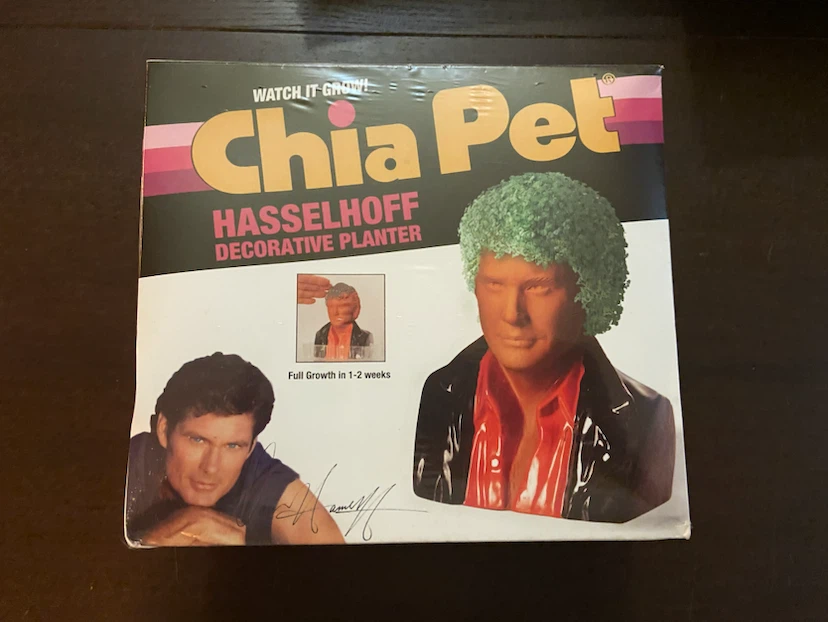 Chia Pet Hasselhoff Decorative Planter