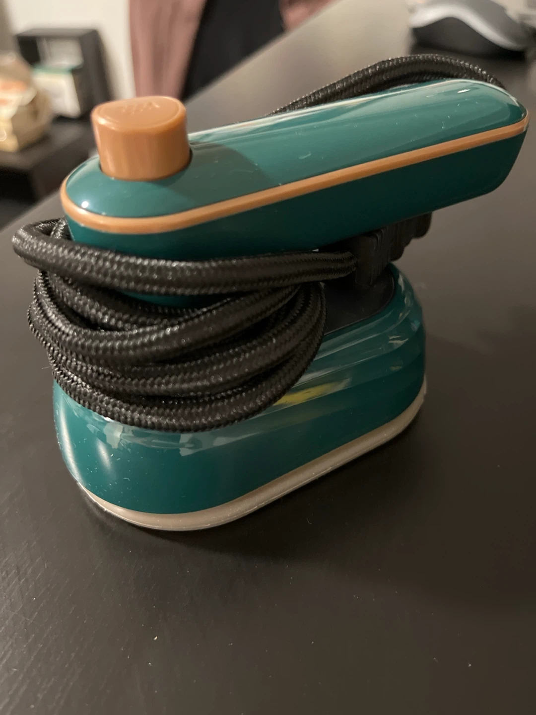 Mini Portable Steam Iron Teal Green