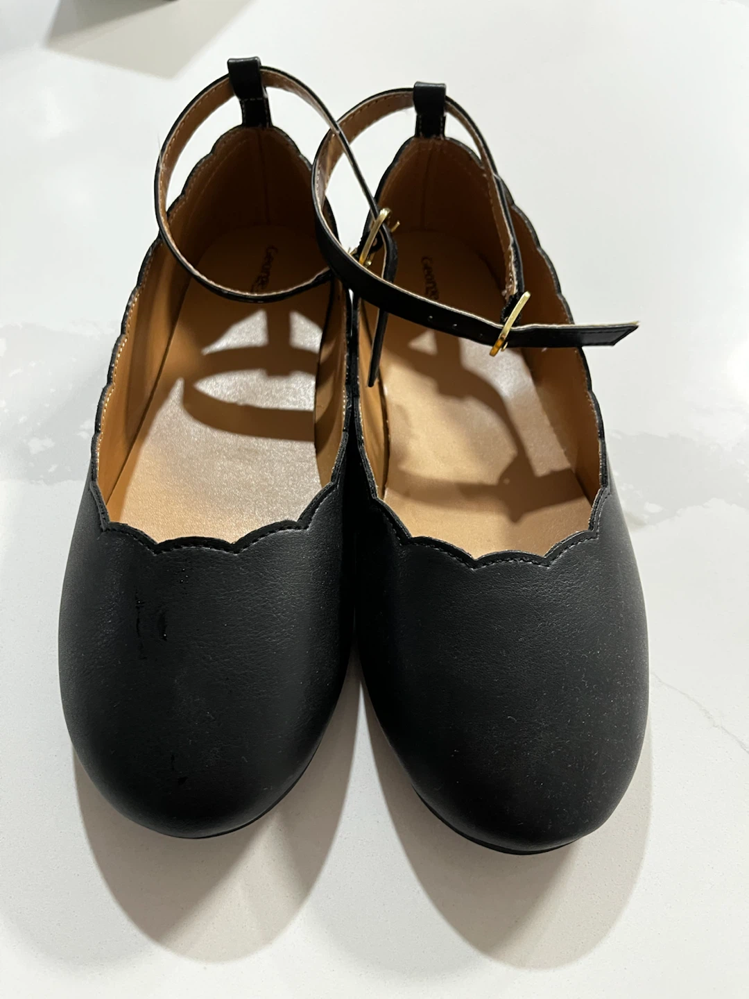 George Black Mary Jane Flats - Size 3