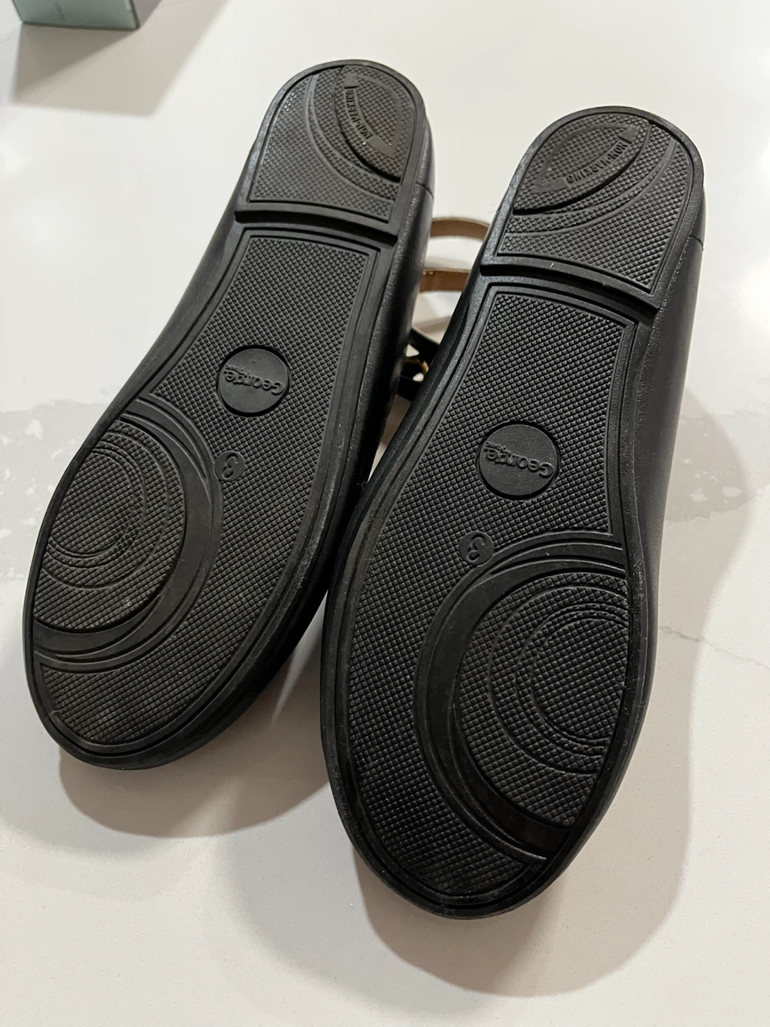 George Black Mary Jane Flats - Size 3 - photo 2