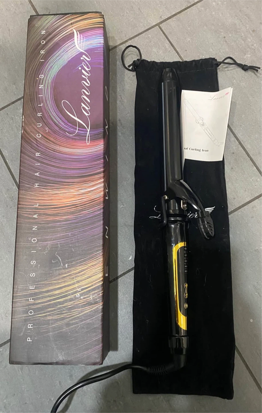 Lanvier Professional Hair Curling Iron