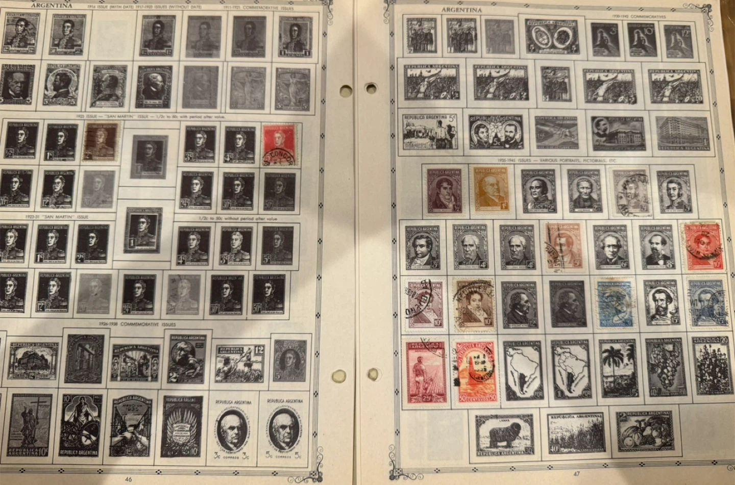 Old Argentina Postage Stamps - photo 2
