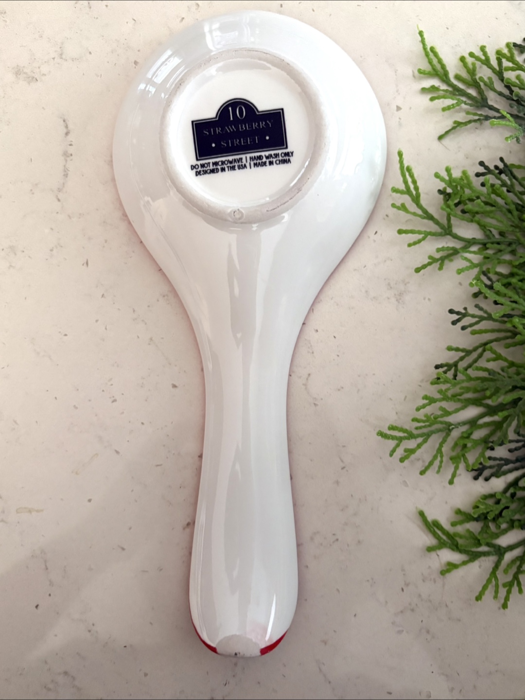 Strawberry Street Spoon Rest - Mushroom Print - photo 2