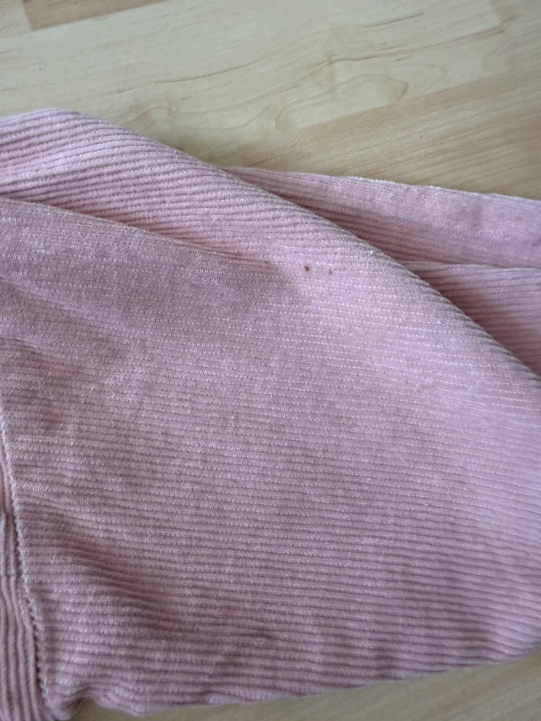 Pink Corduroy Button down Shirt Jacket - photo 2