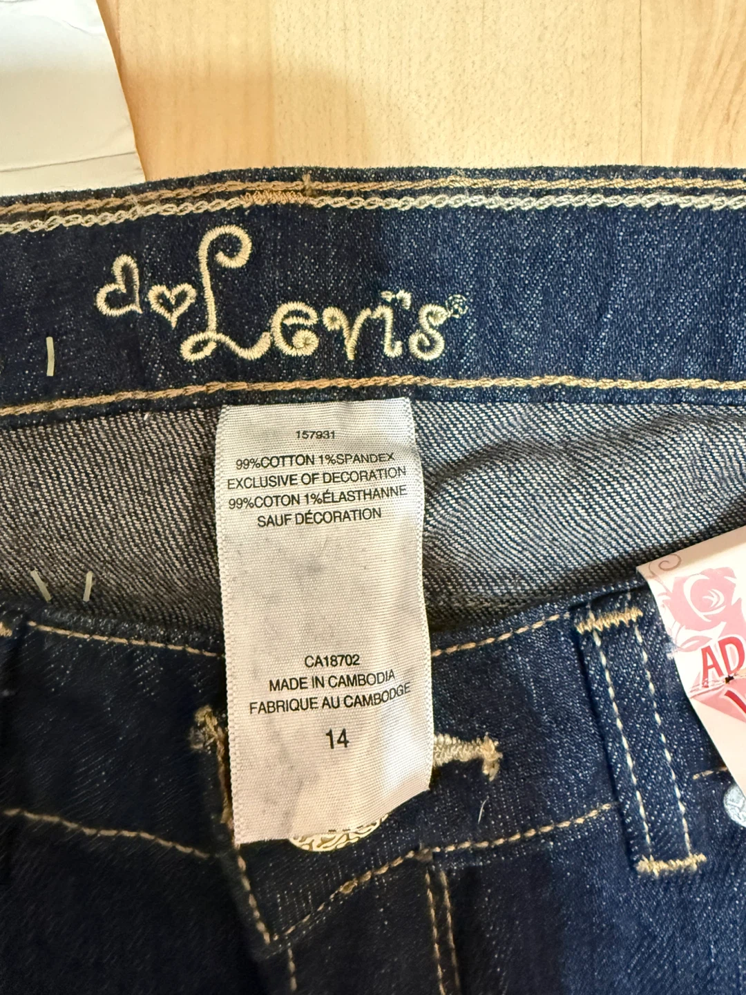 Levi's Dark Blue Flare Jeans - photo 3