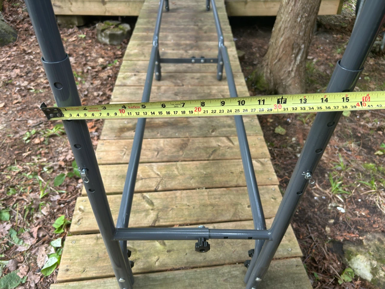 Grey Metal firewood Stand - photo 3