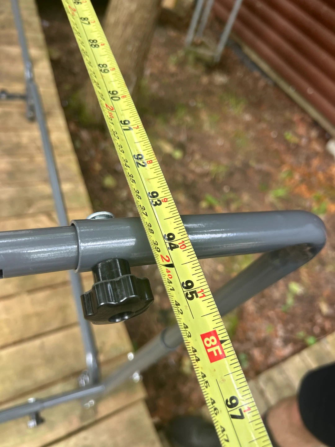 Grey Metal firewood Stand - photo 4