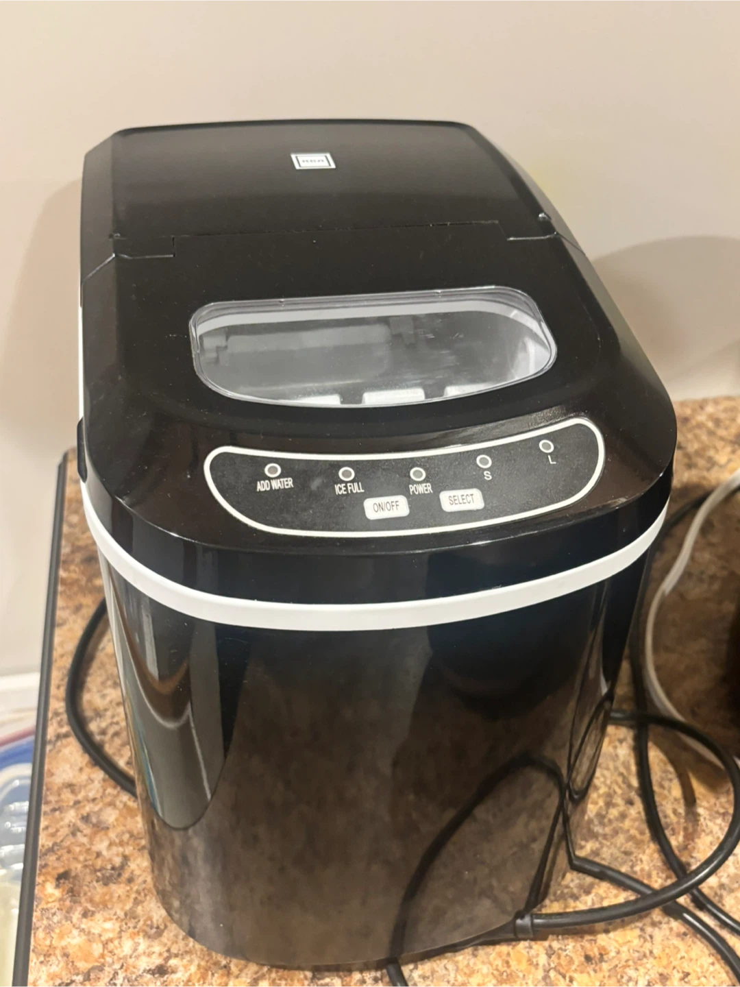 Black Portable Ice Maker