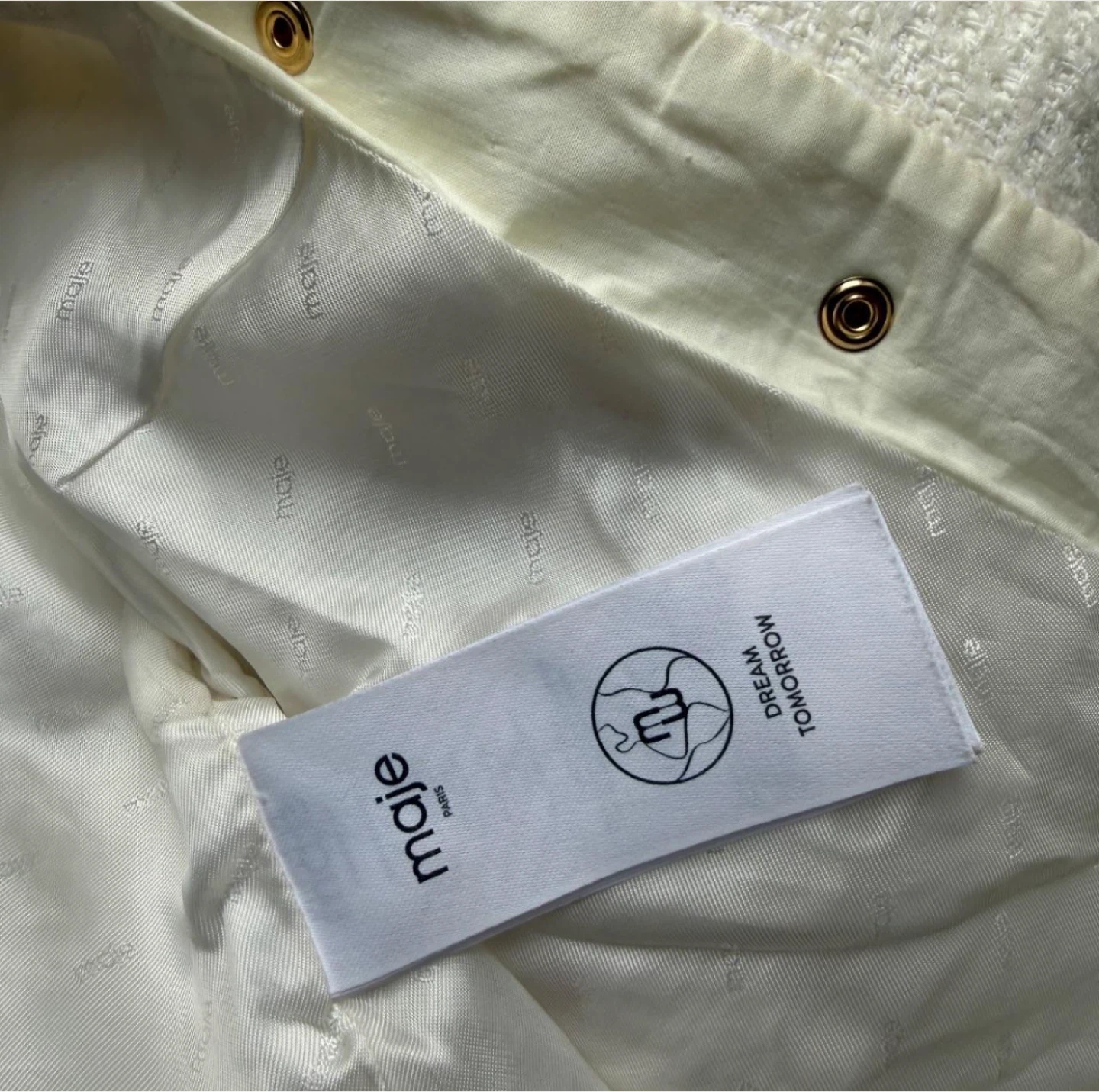Maje Cream Tweed Blazer - photo 5