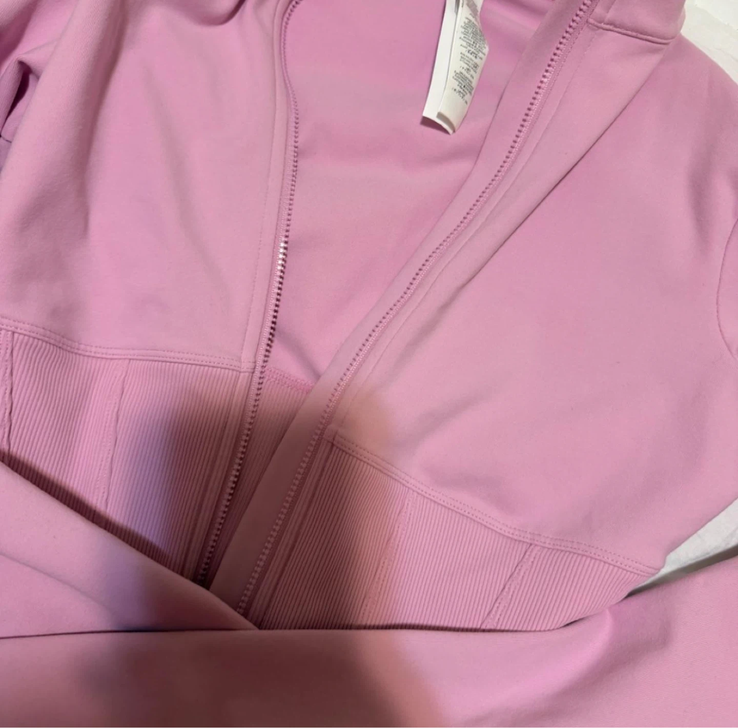 ALO Airbrush Corset Full Zip Jacket - Pink - photo 5