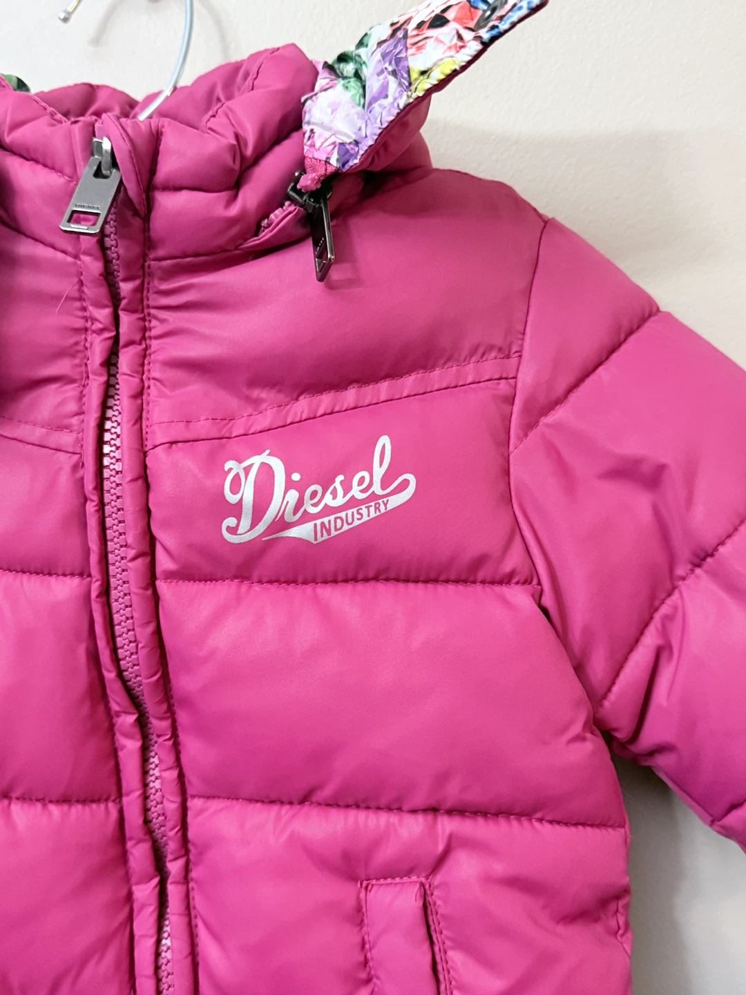Pink Diesel Industry Puffer Snowsuit with Mittens - photo 3