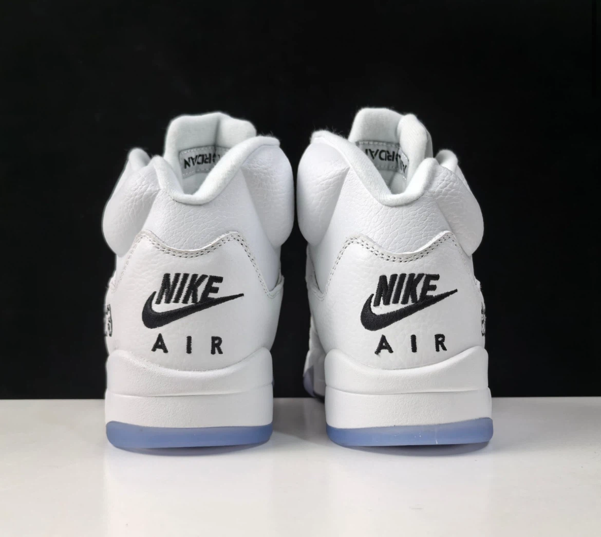 Nike Air Jordan 5 Retro white metallic - photo 4