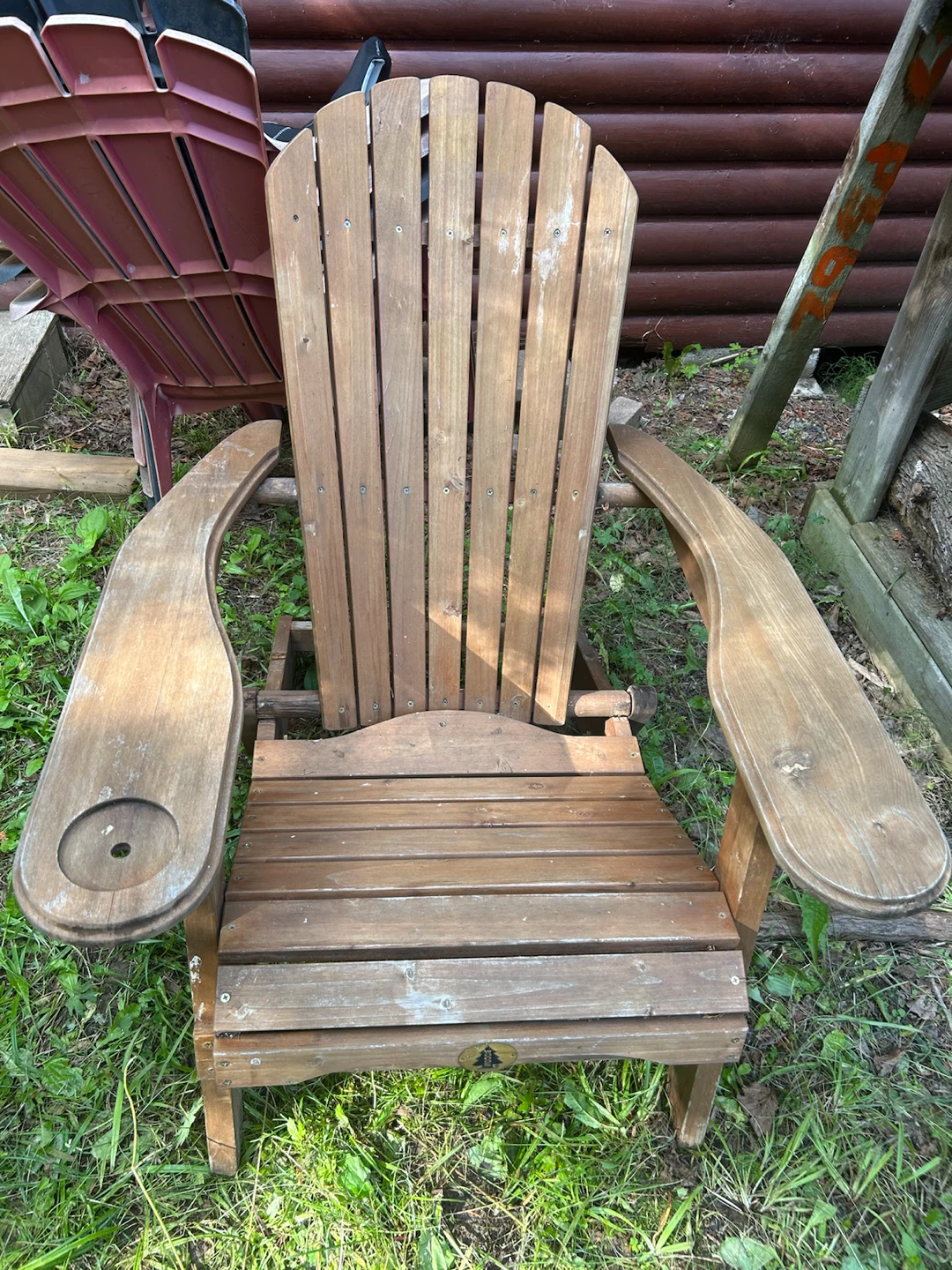 Wooden Adirondack Chair