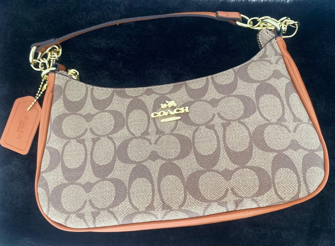 Coach Brown Teri Shoulder Bag - photo 4