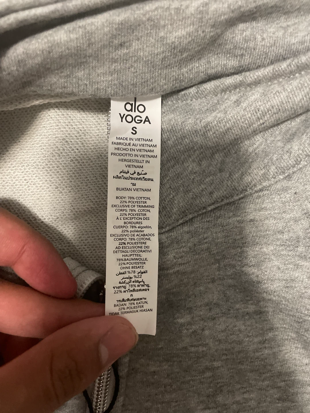 Alo Quarterzip Grey - photo 5