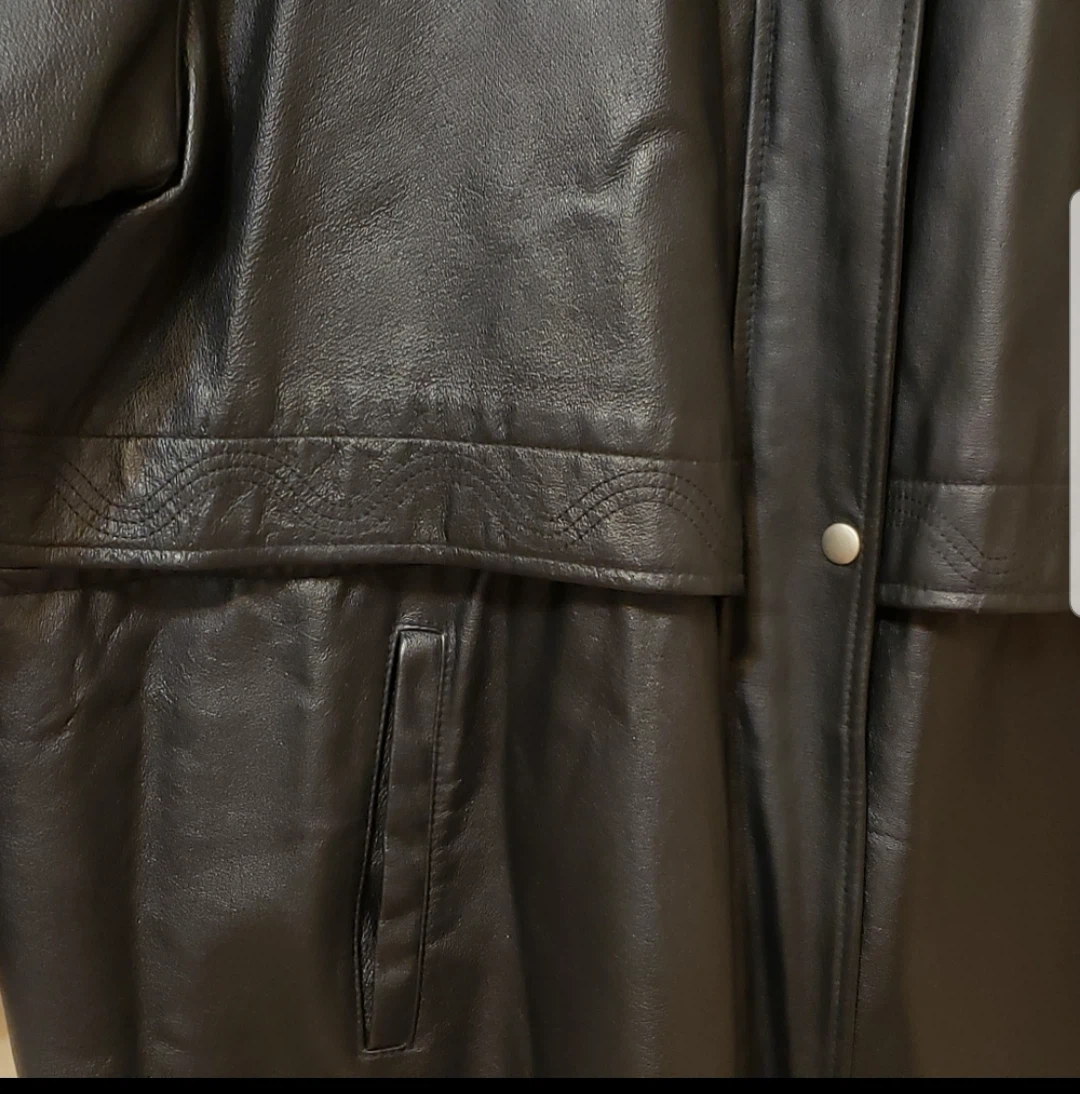 XL ladies Black Leather Jacket - photo 2